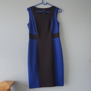 Black and blue dress